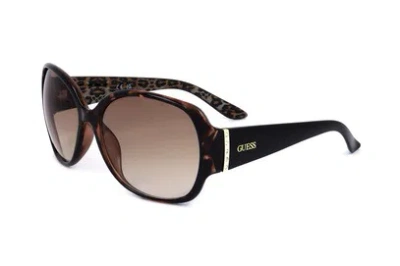 Guess Factory Brown Gradient Oversized Ladies Sunglasses Gf0284 52f 60