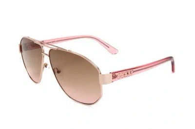 Guess Factory Brown Gradient Pilot Ladies Sunglasses Gf6145 28f 61
