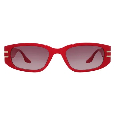 Guess Factory Brown Gradient Rectangular Ladies Sunglasses Go00071 66f 53 In Multi