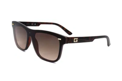 Guess Factory Brown Gradient Shield Men's Sunglasses Gf0183 52f 55