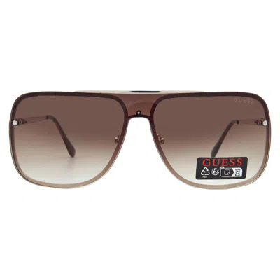 Guess Factory Brown Gradient Shield Men's Sunglasses Go00053 32f 00