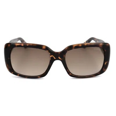 Guess Factory Brown Gradient Square Ladies Sunglasses Gf6167 52f 56