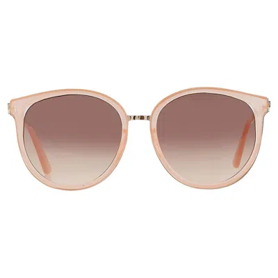 Guess Factory Brown Gradient Teacup Ladies Sunglasses Gf0428 57f 56 In Neutral