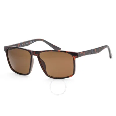 Guess Factory Brown Rectangular Men's Sunglasses Gf0255 52e 60