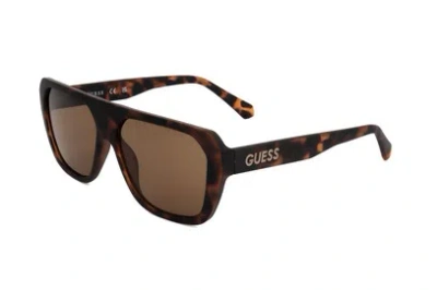 Guess Factory Brown Square Men's Sunglasses Gf5109 52e 57