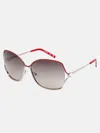 Guess Factory Butterfly Metal Sunglasses