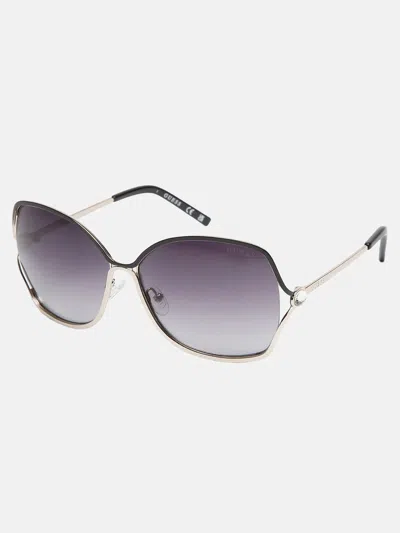 Guess Factory Butterfly Metal Sunglasses