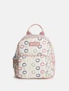 Guess Factory Canvas Logo Backpack