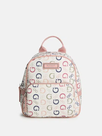 Guess Factory Canvas Logo Backpack