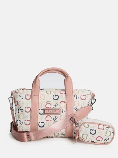 Guess Factory Canvas Logo Mini Tote
