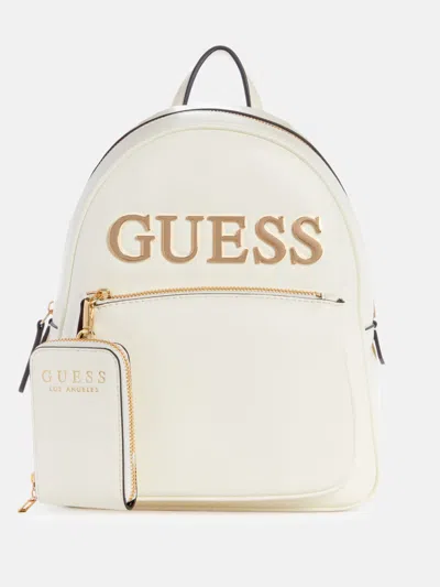 Guess Factory Caracara Backpack In White