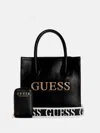 Guess Factory Caracara Small Carryall In Black