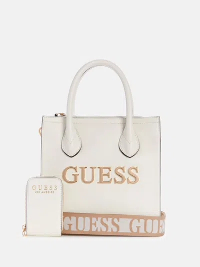 Guess Factory Caracara Small Carryall In White
