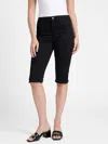 Guess Factory Caren Sateen Capri Pants In Black