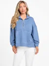 Guess Factory Carie Washed Half-zip Sweatshirt