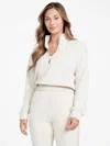 Guess Factory Carly Logo Half-zip Pullover In Multi