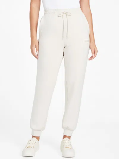Guess Factory Carly Logo Joggers In Beige