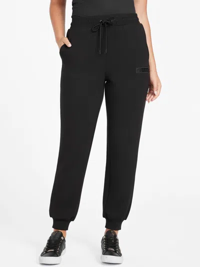 Guess Factory Carly Logo Joggers In Black