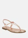 Guess Factory Casens Stretch Cord Backstrap Sandals In Pink