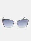 Guess Factory Chain Metal Cat-eye Sunglasses