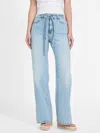 Guess Factory Chance High-rise Wide Leg Jeans In Blue