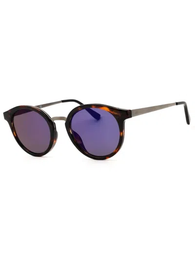 Guess Factory Chic Round Sunglasses For Women In Brown