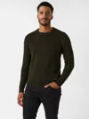 Guess Factory Christopher Crewneck Sweater In Green