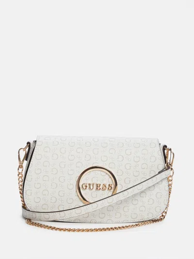 Guess Factory Citrus Grove Logo Mini Shoulder Bag In Multi