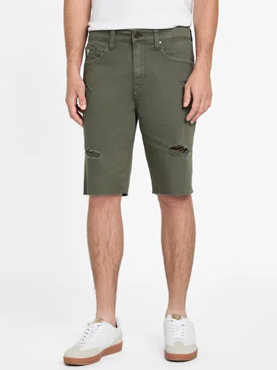 Guess Factory Clarke Destroyed Denim Shorts