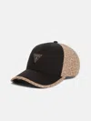 GUESS FACTORY COLOR-BLOCK LOGO BASEBALL HAT