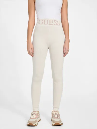 Guess Factory Cordova Rib-knit Leggings In Multi
