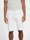 Guess Factory Julian Logo-tape Shorts In White