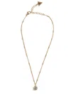 Guess Factory Cubic Zirconia Pendant Necklace In Silver