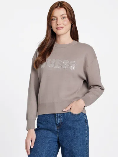 Guess Factory Cute Logo Sweater In Multi
