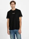 Guess Factory Daishell Crewneck Tee In Black
