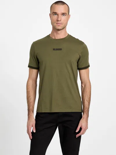 Guess Factory Daishell Crewneck Tee In Green