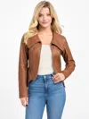 Guess Factory Dani Faux-leather Moto Jacket In Multi