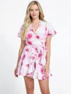 Guess Factory Daphne Short Dress In Multi
