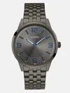 Guess Factory Dark Gray Metal Analog Watch In Multi