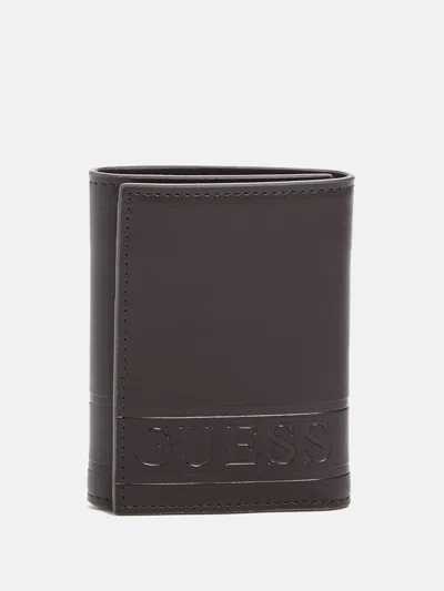 Guess Factory Debossed Logo Trifold Wallet