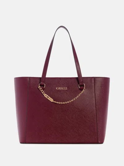 Guess Factory Deltona Tote In White