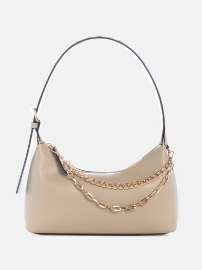 Guess Factory Demelza Shoulder Bag In Gray