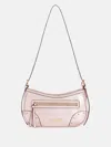 Guess Factory Dementri Shoulder Bag In Pink