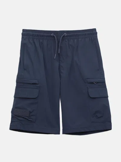 Guess Factory Kids' Denzel Cargo Shorts (7-18) In Multi