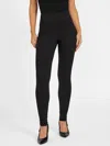 Guess Factory Desi Rhinestone Leggings In Black