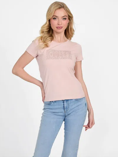 Guess Factory Eco Adabelle Tee In Pink