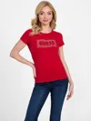 Guess Factory Eco Adabelle Tee In Red