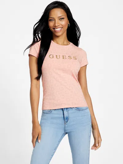 Guess Factory Eco Alexa Print Tee In Multi