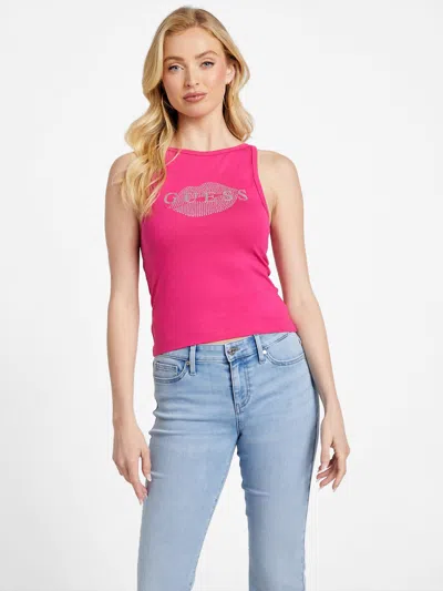 Guess Factory Eco Almona Lip Tank In Multi