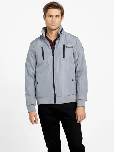 Guess Factory Eco Auggie Padded Jacket In Blue